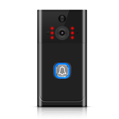 Format H.264 Kode dan Night-Vision Didukung Wireless Video Doorbell Baterai Termasuk untuk Keamanan Rumah