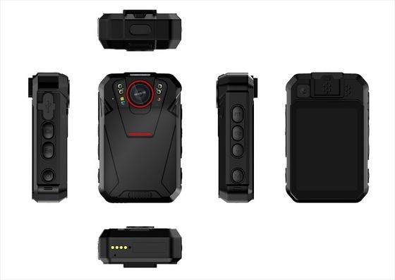 High Definition 4G Waterproof Polisi Kamera Berpakaian dengan Pelacakan GPS dan CMSV6 Platform Software