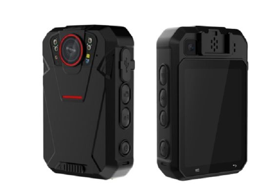 High Definition 4G Waterproof Polisi Kamera Berpakaian dengan Pelacakan GPS dan CMSV6 Platform Software