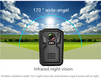 Baterai 5000Mah 4G HD Body Camera Built In 32GB Rekam Video Audio Gambar