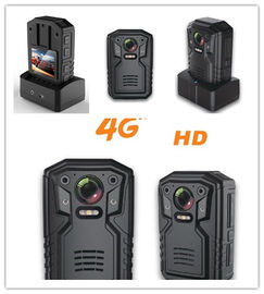 Built-In GPS 4G Body Worn Camera Penyimpanan Micro SD Dengan Sudut Lebar 170 Derajat