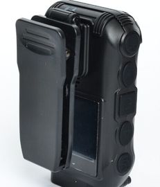 Kamera Body Worn Inframerah Hitam 4G, Kamera Tubuh Android Dengan LCD Sentuh 2,0 Inch