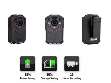 Perekam Kamera Polisi Tanda Air Sensor CMOS 5MP Dengan Fungsi Post-Rekam