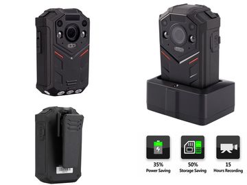 Kamera Tubuh Polisi Baterai 3100 MAH, Format Video Kamera Tubuh Wifi