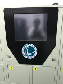 20 Ports Helmet Docking Station Dengan Perangkat Lunak Manajemen Layar Sentuh 19 Inci