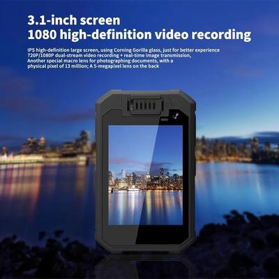 4G wifi Audio dua arah bicara GPS Live Video bodycam untuk penegak hukum