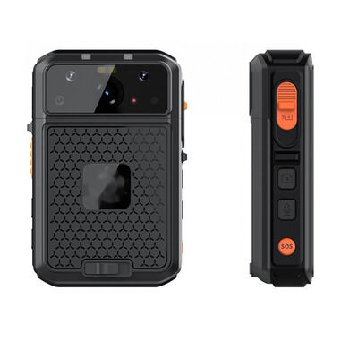 4G Wireless Body Camera Video Audio Walkie Talkie Rekaman Komunikasi Dua Cara