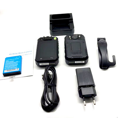 Sistem BodyCam Android 12 Dibangun dalam 4G WIFI Komunikasi GPS Perekam keamanan