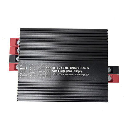 Pengisi daya alternator DC/DC kendaraan Panel Surya MPPT DUO input untuk RV