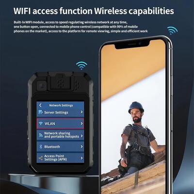 4G Bodycam Wifi ONVIF Perekam Video Pribadi