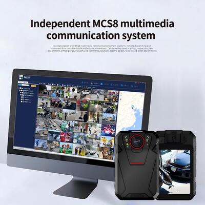 4G Wifi Bodycam Sistem Android 2.4 Inch Touch Screen ONVIF RSTP