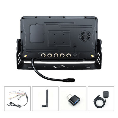 Kamera Dasbor Jaringan Ganda WiFi 4G Sistem Pemantauan Perekaman Mdvr HD 5 Saluran