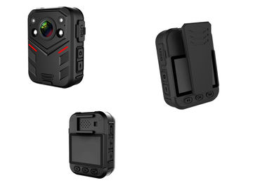 2 Inci Layar LCD Kamera yang Dipakai Polisi Baterai 2700MAH Mendukung Koordinat GPS