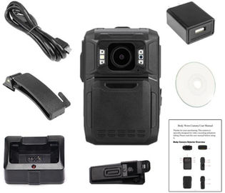 IR Night Vision Body Worn Camera 140 Derajat Perekam Video Saku Keamanan