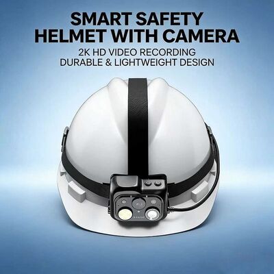 Kamera Helm Keamanan Dirancang untuk Aplikasi Industri dengan Perlindungan Tingkat Tinggi dan Transmisi Video yang Luar Biasa