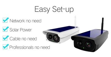 1080P Wifi Kamera Keamanan Baterai Tenaga Surya Real Time Remote Video Suara Interkom CCTV