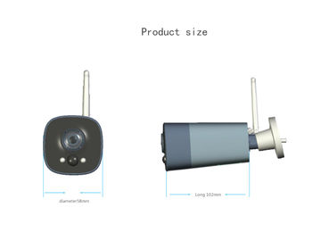Jaringan Wifi 802.11b/G/N Kamera Keamanan Night Vision PIR Deteksi Tubuh Bangun