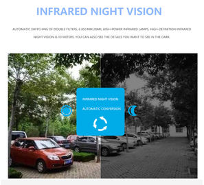 PIR Alarm Wireless Ip Camera, Sistem Kamera Keamanan Rumah Nirkabel 1080p HD