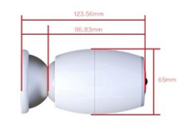 1080P Full HD Nirkabel WiFi IP Kamera Video Baterai Isi Ulang Tahan Air Luar Ruangan