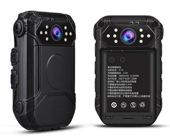2 Way Spy Body Worn Kamera Audio Dan Fungsi Jarak Jauh WIFI GPS Dibangun Di Kartu TF 32 GB