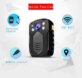 Kamera Tubuh Polisi Video HD 4K 2 Inch 1080P Dengan Penglihatan Malam &amp; Output Video HDMI