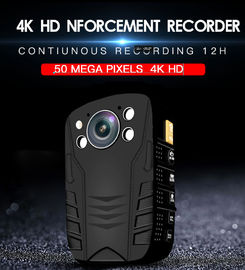 Kamera Tubuh WIFI Polisi HD 1290P, Perekam Kamera GPS P2P Dengan HDMI Dan Jack AV