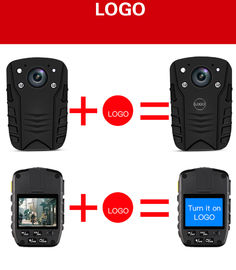 140 Derajat WIFI Body Worn Camera / Rekam Video Keamanan Kamera Polisi Saku Kamera Tubuh 4K 2K 1080P