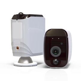 Kamera WiFi Bertenaga Baterai Isi Ulang / Kamera Keamanan Rumah Night Vision Indoor Outdoor