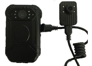 Kamera yang Dipakai di Tubuh 1080P Pemutaran GPS 140 Wide Angle Night Vision Perekam Kamera Polisi