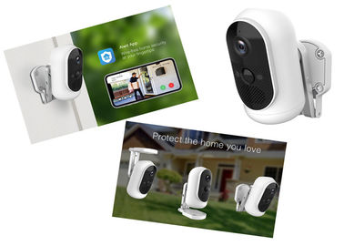 Kamera Keamanan Wifi Bertenaga Baterai / 1080P Full HD Outdoor Indoor Wireless IP Camera