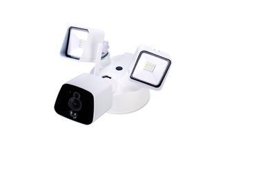 1080P WIFI Kamera Keamanan Luar Ruangan Lampu Lampu LED Dengan Perekaman Video Deteksi Gerakan PIR