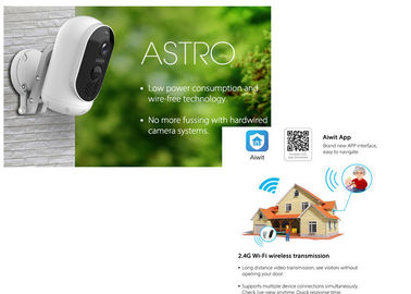 1080P WiFi IP Kamera Keamanan Nirkabel Luar Ruangan Pengisian Baterai Kamera Pengawasan Audio PIR Deteksi Gerakan Kartu SD