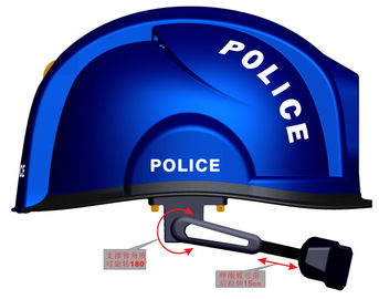 Kamera Helm Pengaman Citra Termal / Helm Pengukur Suhu Cerdas