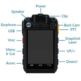 Polisi Android 4G Harus Mengenakan Video Body Pocket Camera Night Vision Untuk Warga Sipil