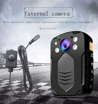 Kamera Mini 4K yang Dipakai Polisi Nirkabel Penegakan Hukum Kamera video 1080P Sensor CMOS 5.0 MP