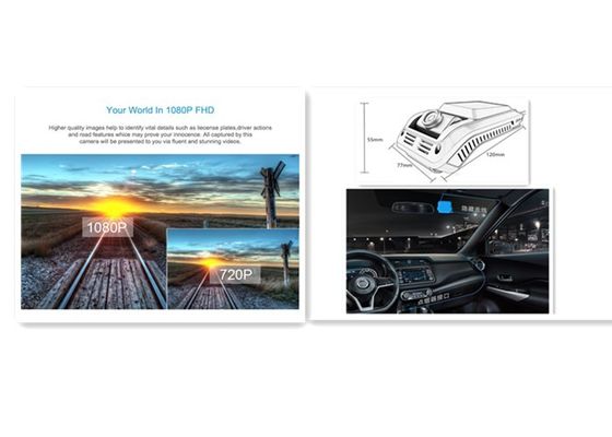 Hi3520dV400 H.265 HD 1080P Perekam Mobil Saluran Ganda