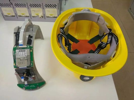 Helm Pengaman Konstruksi dengan Kamera 4G 3G WIFI Jaringan Nirkabel Audio 2 Arah