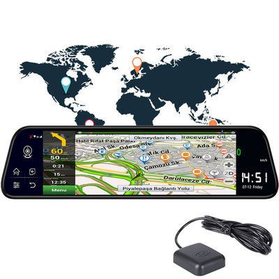 Android8.1 Mobil DVR 1080P Navigasi GPS ADAS Camcorder 800mah