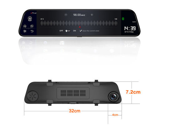 Dual Dash Camera 4G ADAS 12.0 "Layar Sentuh Dengan Tampilan Parkir Terbalik Kamera Mobil DVR
