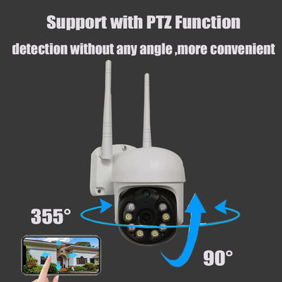 WIFI CMOS RTSP Night Vision Kamera CCTV Tahan Air Dengan PIR