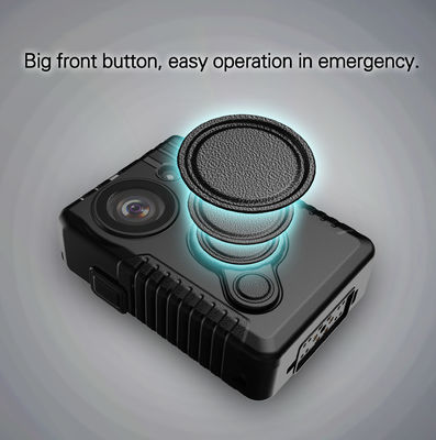 Sensor CMOS 2.4G 5G Kamera yang Dipakai Polisi Bluetooth 4.1