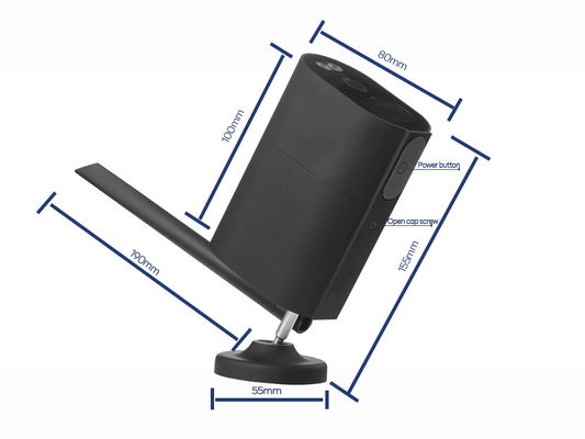 1080P 20fps PIR 4G Wifi Security Camera PTZ POE Network Camera 4W Dengan Solar Panel