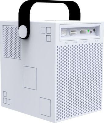 Mali400 MP2 50000H LED Mini Proyektor Portabel Bluetooth 4.0 FCC