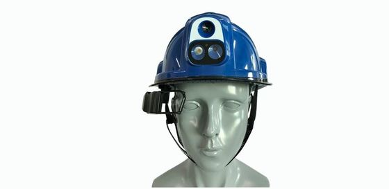 Kamera Helm Pengukur Suhu Cerdas 4G Android 7.1Bluetooth4.0 Lampu Led GPS