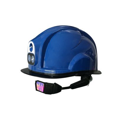 Kamera helm pengukur Suhu Cerdas 4G dengan Android 7.1Bluetooth4.0 GPS