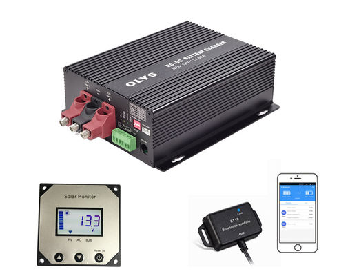 Pengisi Daya Baterai Tenaga Surya 30A Input Ganda Pengisi Daya Baterai Dalam Kendaraan DC 12V-DC12V Untuk RV