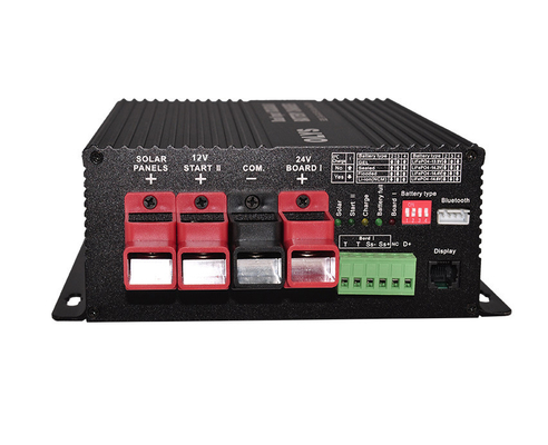 DC12V to DC24V Solar battery charger controller For RV Boat lithium gel battery