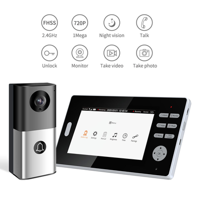 DLP Mini Portable Projector Quotation Touch Layar Penuh Sentuh 3200mah