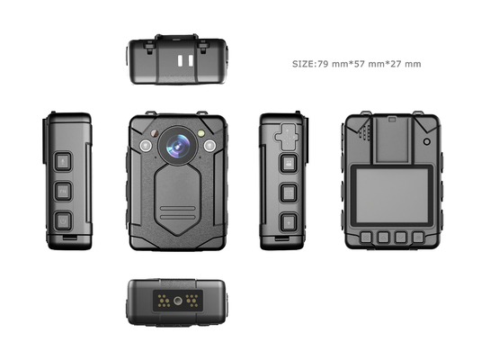 Kamera Tubuh Polisi 3200mAh HD 1080P 2 Inch Dengan Pengisi Daya Dock