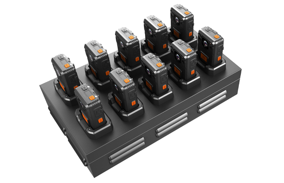 Kamera Tubuh Polisi Lithium 3200mAH GPS Bluetooth SOS AES256 Enkripsi